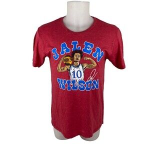 Jalen Wilson Medium T Shirt Kansas Jayhawks Graphic Charlie Hustle Basketball